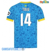 Camisa de time de futebol Wolves Tolu Arokodare #14 Replicas 3º Equipamento 2025-26 Manga Curta